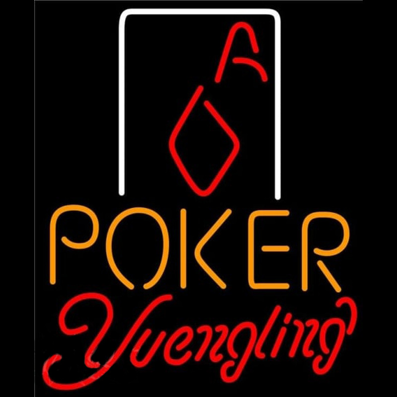 Yuengling Poker Squver Ace Beer Sign Leuchtreklame