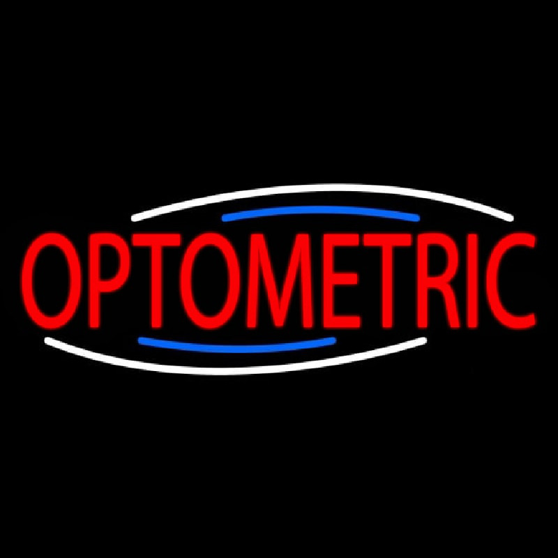 Red Optometric Leuchtreklame