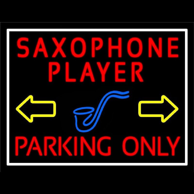 Red Sa ophone Player Parking Only 1 Leuchtreklame