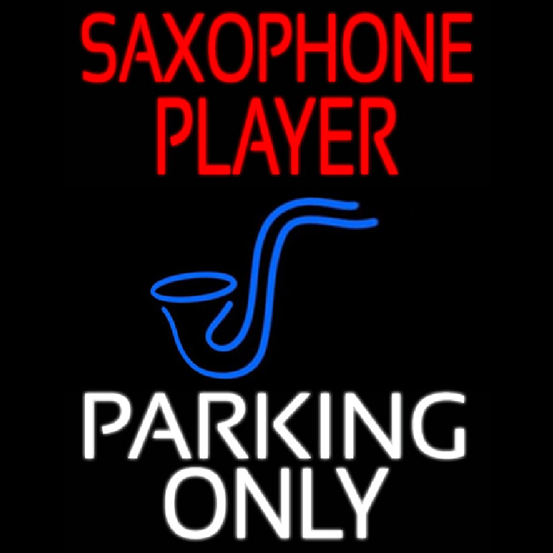 Sa ophone Player Parking Only 2 Leuchtreklame