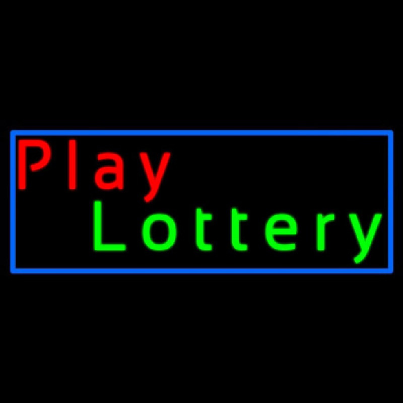 Play Lottery Leuchtreklame