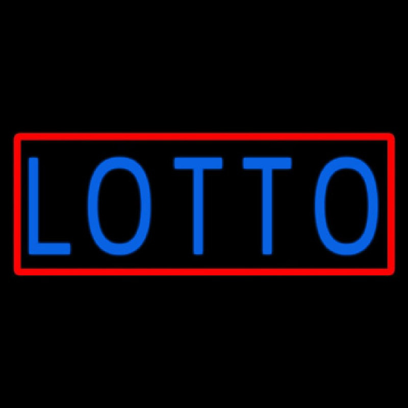 Stylish Lotto Leuchtreklame