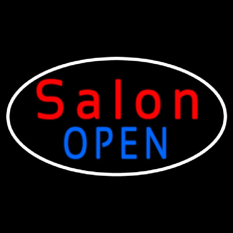 Salon Open Leuchtreklame