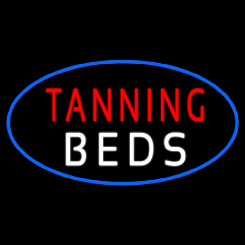 Tanning Beds Leuchtreklame