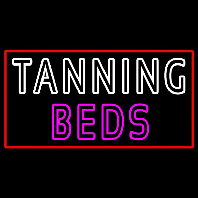 Tanning Beds Leuchtreklame