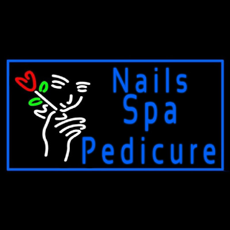 Nails Spa Pedicure Leuchtreklame