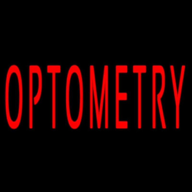 Red Optometry Leuchtreklame