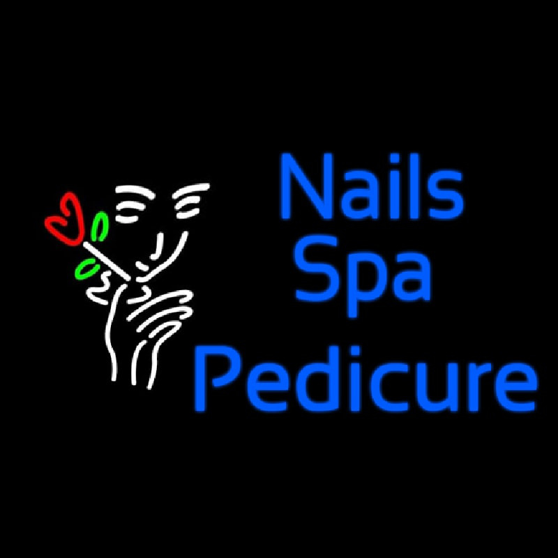 Nails Spa Pedicure Leuchtreklame