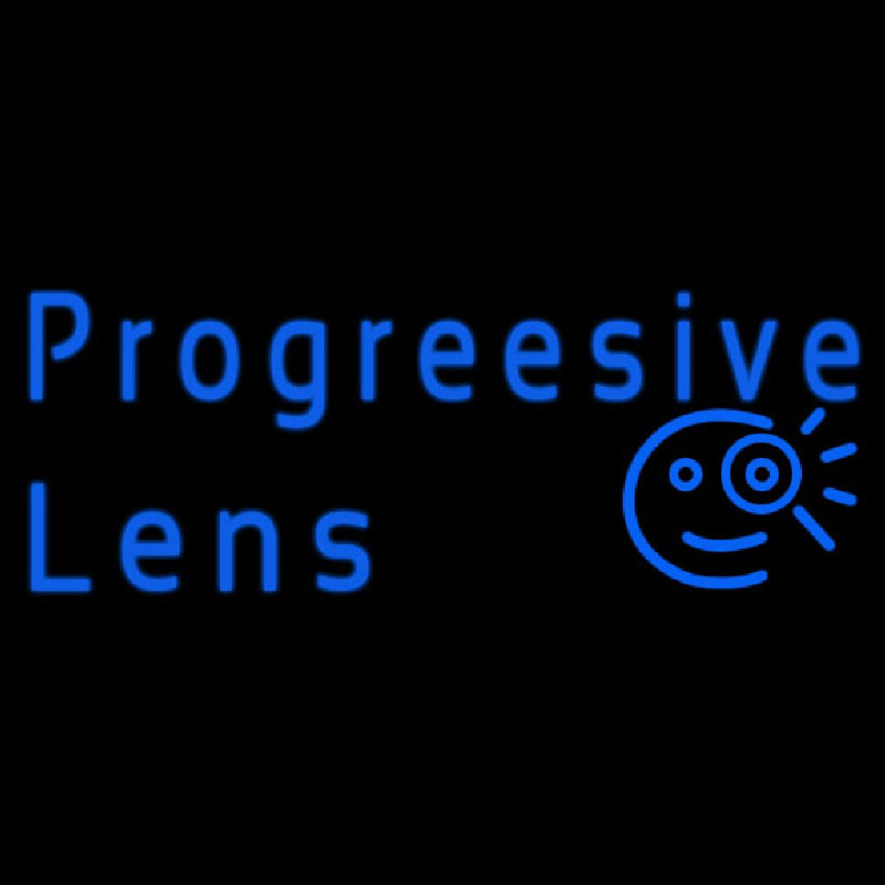 Progressive Lens Leuchtreklame