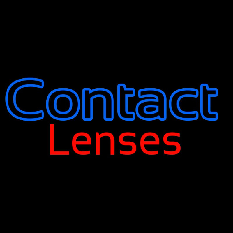 Contact Lenses Leuchtreklame