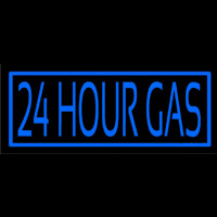 24 Hour Gas Leuchtreklame