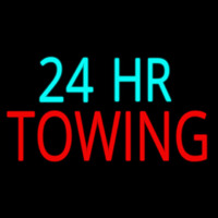 24 Hour Towing Leuchtreklame