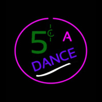 5 Cents A Dance Leuchtreklame