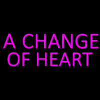 A Change Of Heart Leuchtreklame