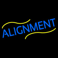 Alignment Leuchtreklame