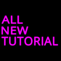 All New Tutorial Leuchtreklame