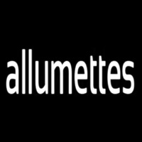 Allumettes Leuchtreklame