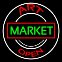 Art Market Open 1 Leuchtreklame