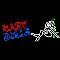 Baby Dolls Girls Strip Club Leuchtreklame