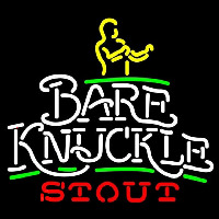 Bare Knuckle Stout Leuchtreklame