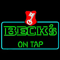 Beck On Tap Key Label Beer Leuchtreklame