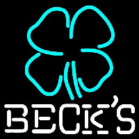 Becks Clover Beer Leuchtreklame