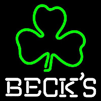 Becks Green Clover Beer Leuchtreklame