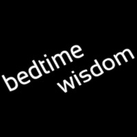 Bedtime Wisdom Leuchtreklame