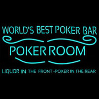 Best Poker Room Liquor Bar Beer Leuchtreklame