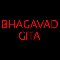 Bhagavad Gita Leuchtreklame