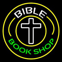 Bible Book Shop With Border Leuchtreklame