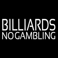 Billiards No Gambling 3 Leuchtreklame