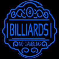 Billiards No Gambling Leuchtreklame