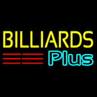 Billiards Plus 1 Leuchtreklame