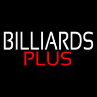 Billiards Plus 2 Leuchtreklame