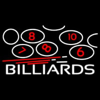 Billiards With Logo 1 Leuchtreklame