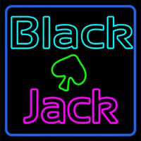 Blackjack Poker Neon Leuchtreklame