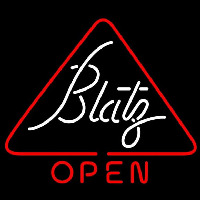 Blatz Open Leuchtreklame