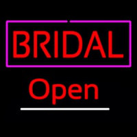 Block Bridal Open Leuchtreklame