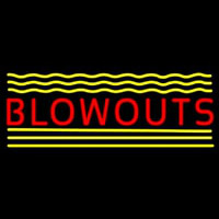 Blowouts Leuchtreklame