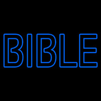 Blue Bible Leuchtreklame