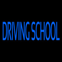 Blue Driving School Leuchtreklame