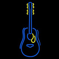 Blue Guitar Logo Leuchtreklame