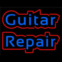 Blue Guitar Repair 2 Leuchtreklame