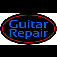 Blue Guitar Repair 4 Leuchtreklame