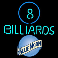 Blue Moon Ball Billiards Pool Beer Sign Leuchtreklame