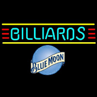 Blue Moon Billiards Te t Borders Pool Beer Sign Leuchtreklame