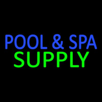 Blue Pool And Spa Green Supply Leuchtreklame