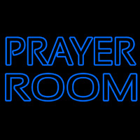 Blue Prayer Room Leuchtreklame