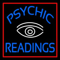 Blue Psychic Readings White Eye Leuchtreklame